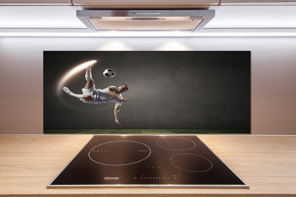 Cooker splashback Footballer