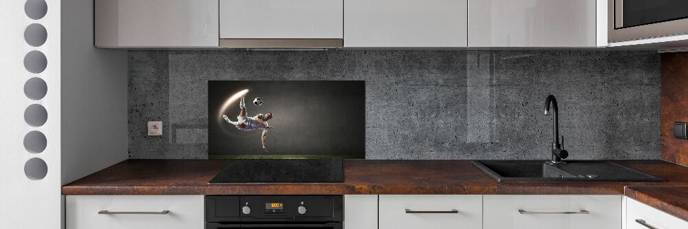 Cooker splashback Footballer