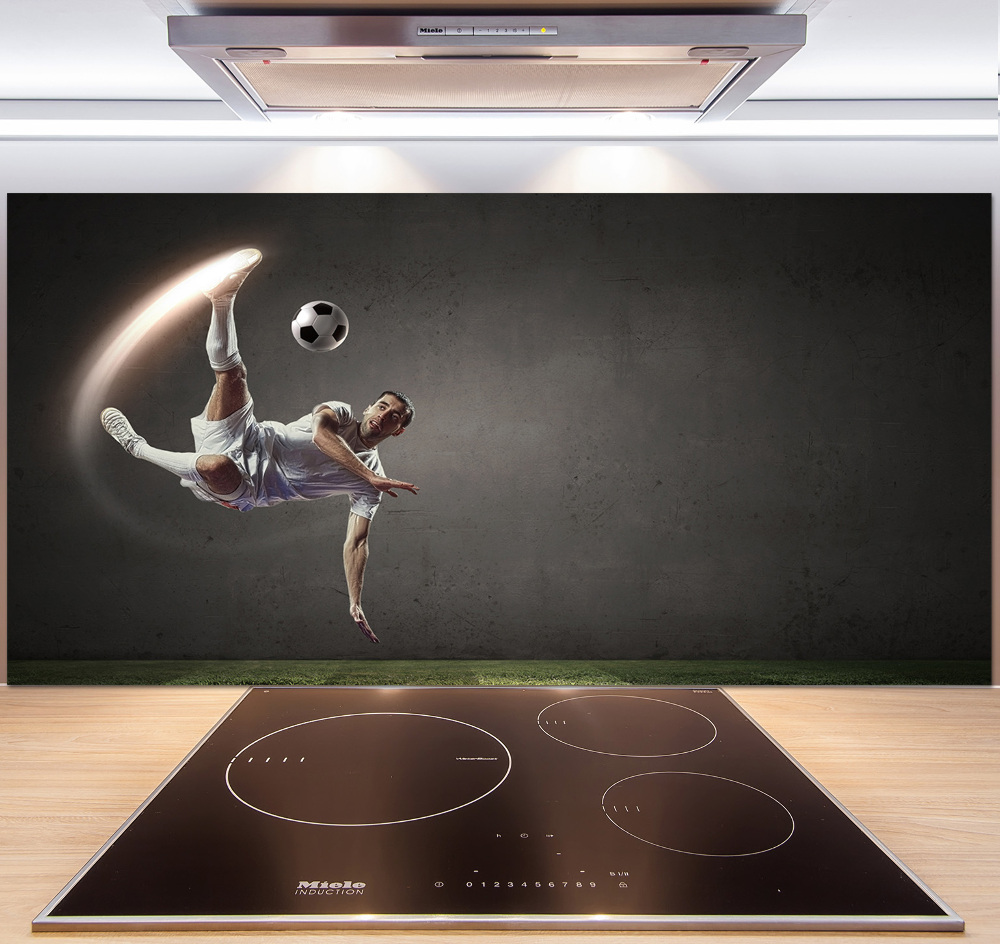 Cooker splashback Footballer