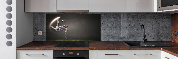 Cooker splashback Footballer