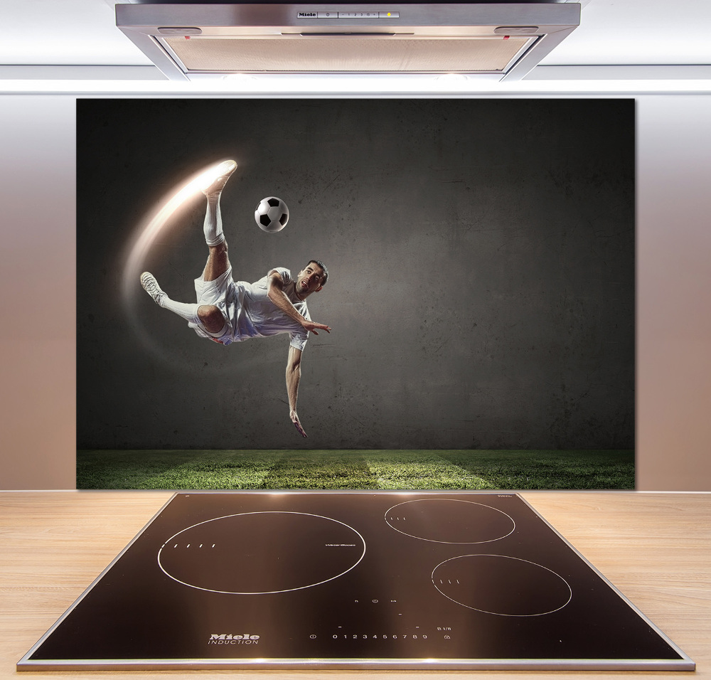 Cooker splashback Footballer