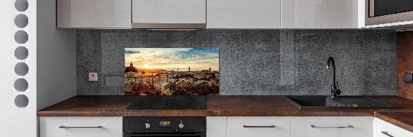 Cooker splashback Sunrise of Lviv