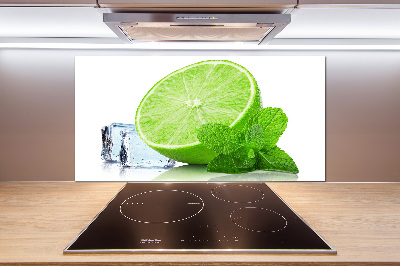 Cooker splashback Ice lime