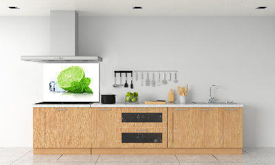 Cooker splashback Ice lime