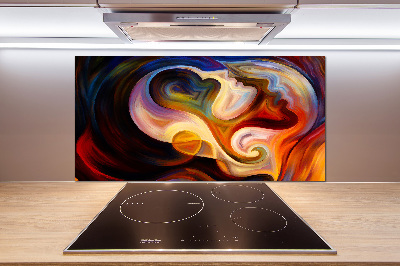 Splashback panel for kitchen Abstraction