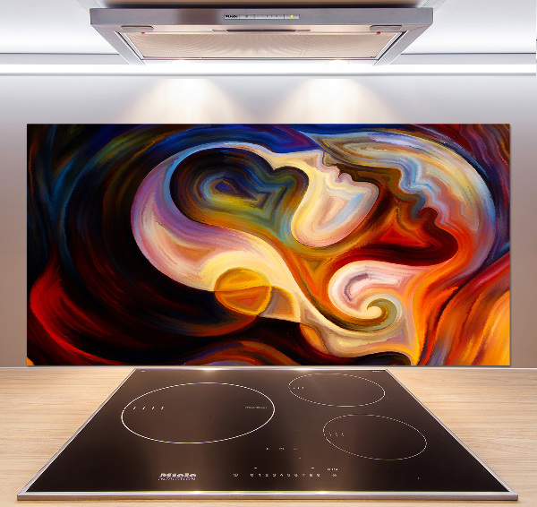 Splashback panel for kitchen Abstraction