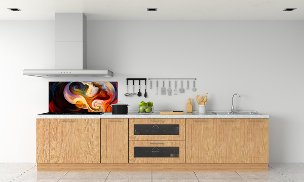 Splashback panel for kitchen Abstraction