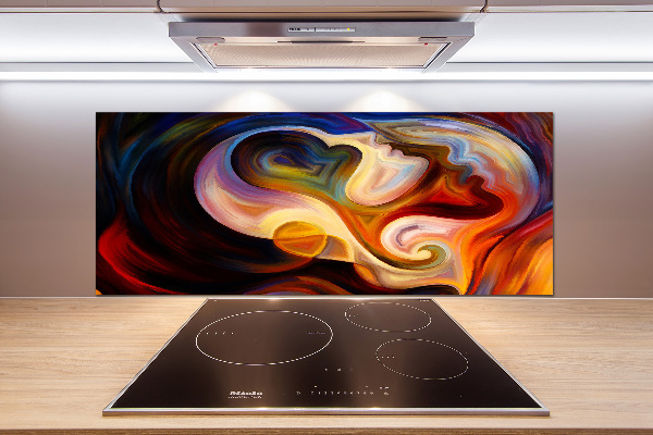 Splashback panel for kitchen Abstraction