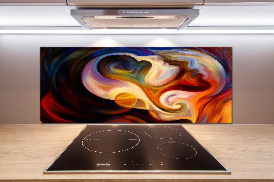 Splashback panel for kitchen Abstraction