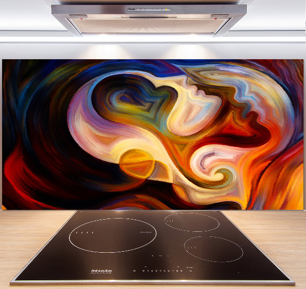 Splashback panel for kitchen Abstraction