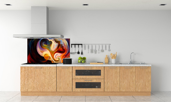 Splashback panel for kitchen Abstraction