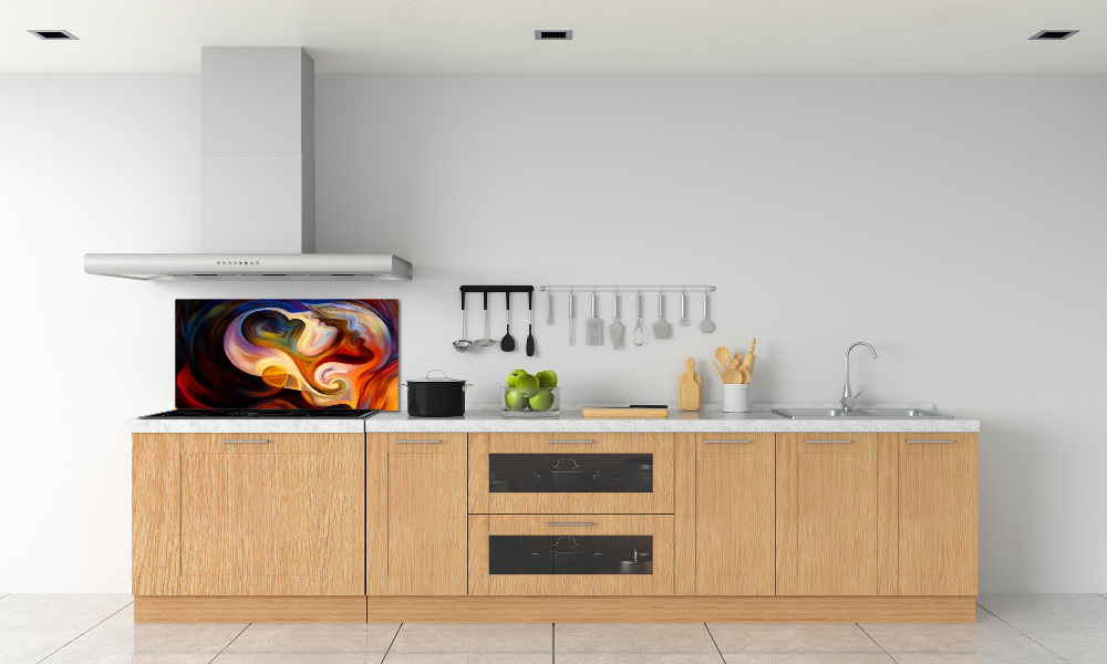 Splashback panel for kitchen Abstraction