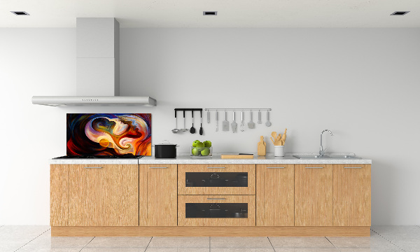 Splashback panel for kitchen Abstraction