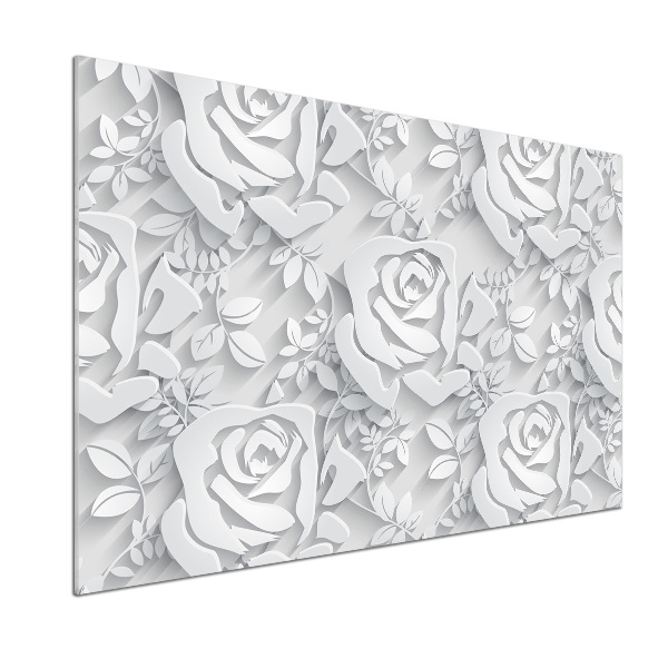 Cooker splashback Pattern roses