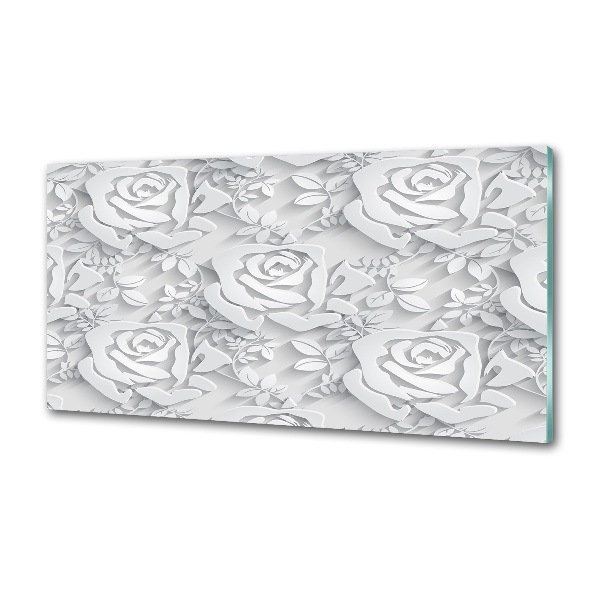 Cooker splashback Pattern roses