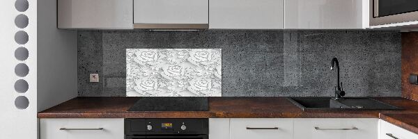 Cooker splashback Pattern roses