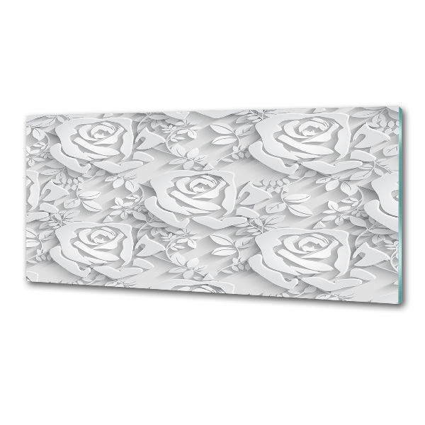 Cooker splashback Pattern roses