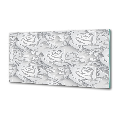 Cooker splashback Pattern roses