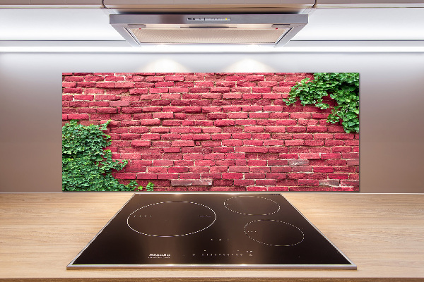 Cooker splashback Brick wall