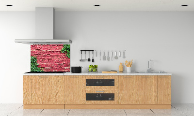 Cooker splashback Brick wall