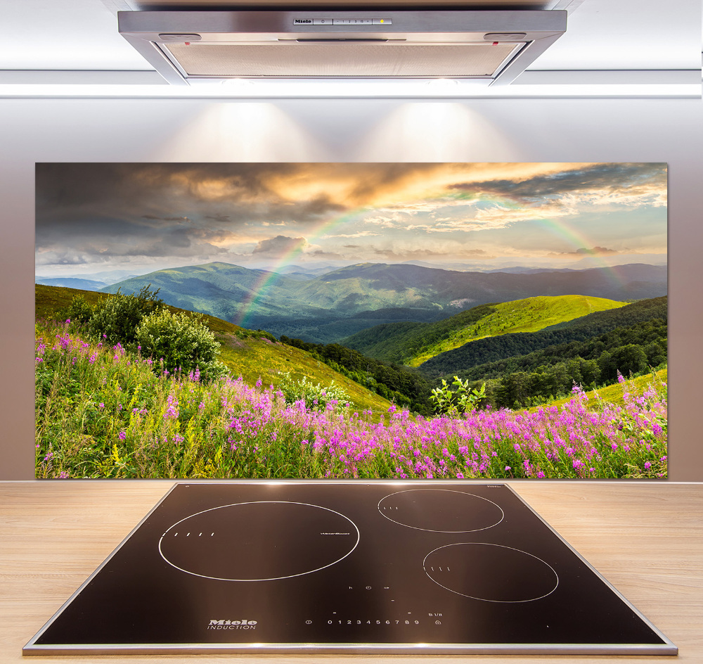 Cooker splashback Mountain landscape