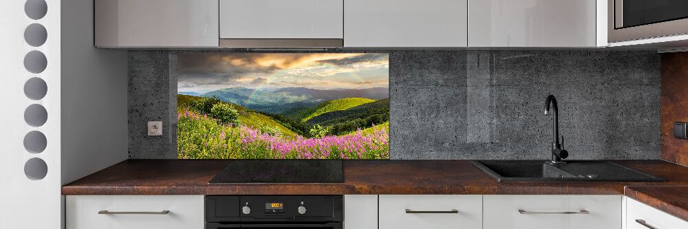 Cooker splashback Mountain landscape