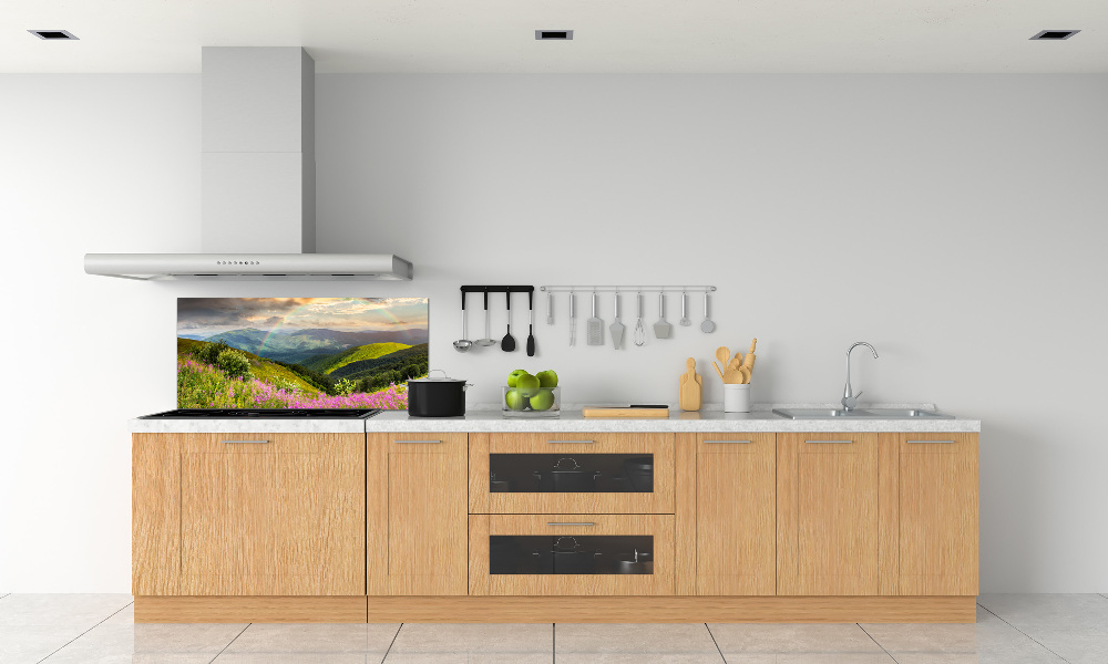 Cooker splashback Mountain landscape