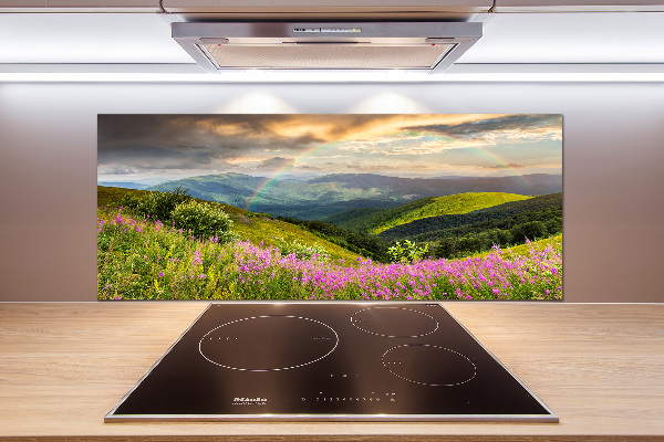 Cooker splashback Mountain landscape