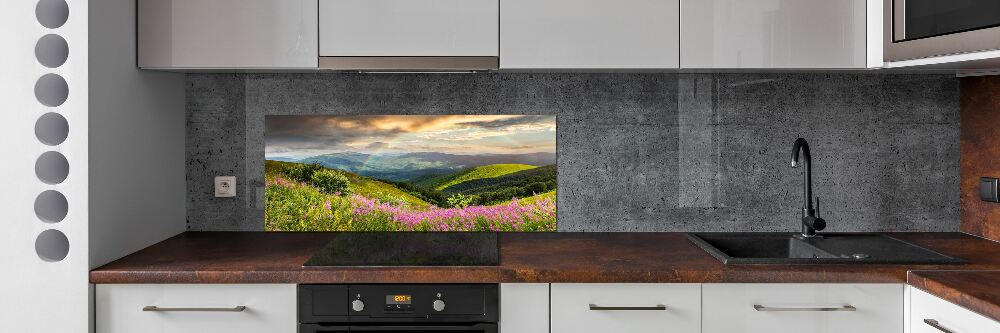 Cooker splashback Mountain landscape