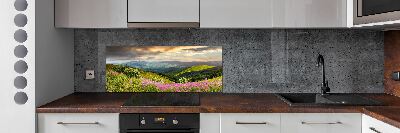 Cooker splashback Mountain landscape