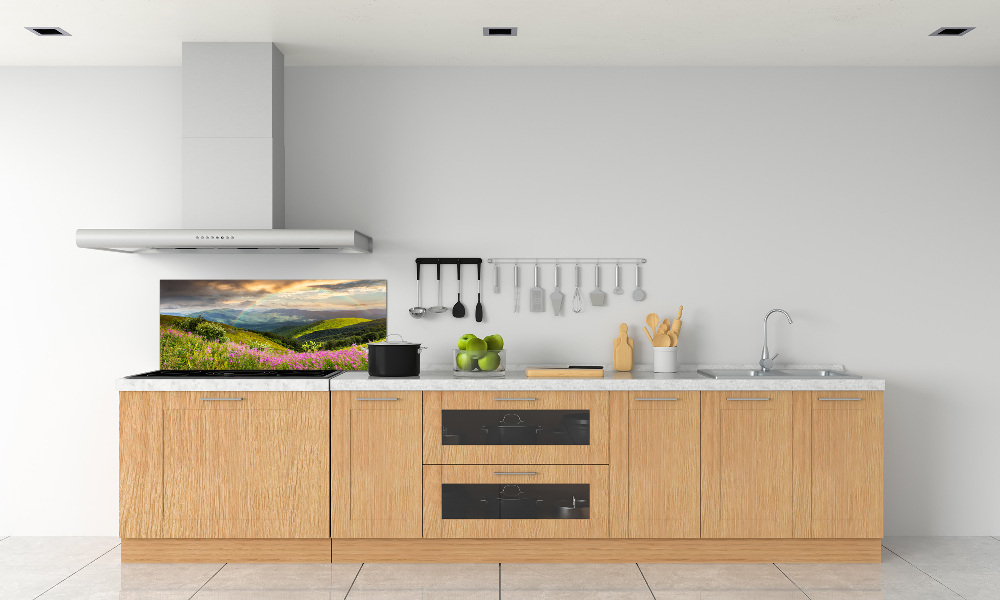 Cooker splashback Mountain landscape