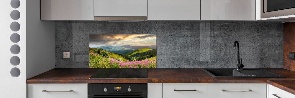 Cooker splashback Mountain landscape