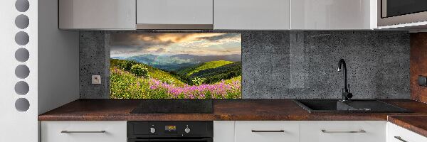 Cooker splashback Mountain landscape