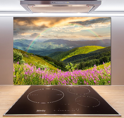 Cooker splashback Mountain landscape