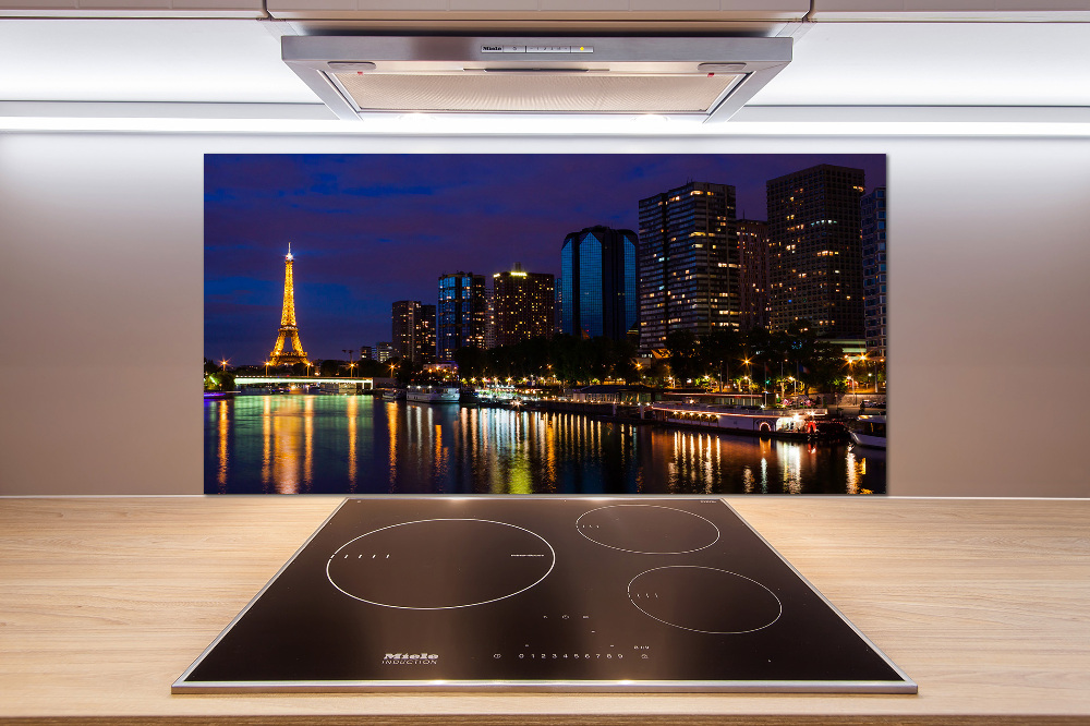 Cooker splashback Paris at night