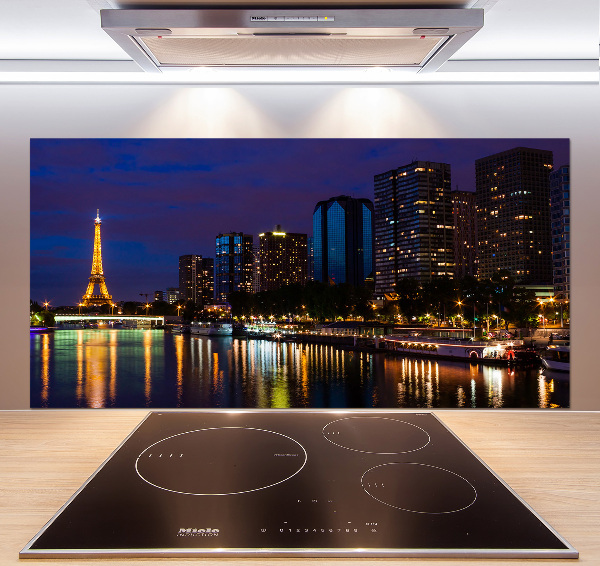 Cooker splashback Paris at night