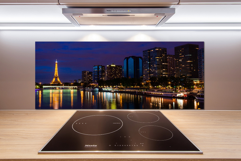 Cooker splashback Paris at night