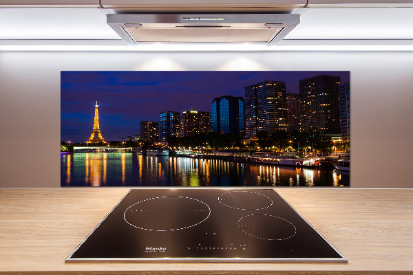 Cooker splashback Paris at night