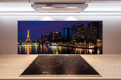 Cooker splashback Paris at night