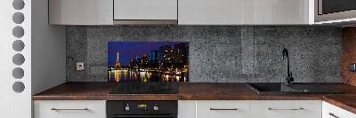 Cooker splashback Paris at night