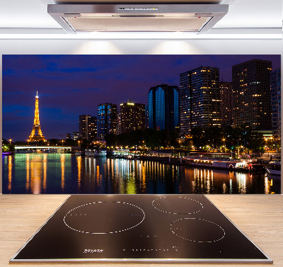 Cooker splashback Paris at night