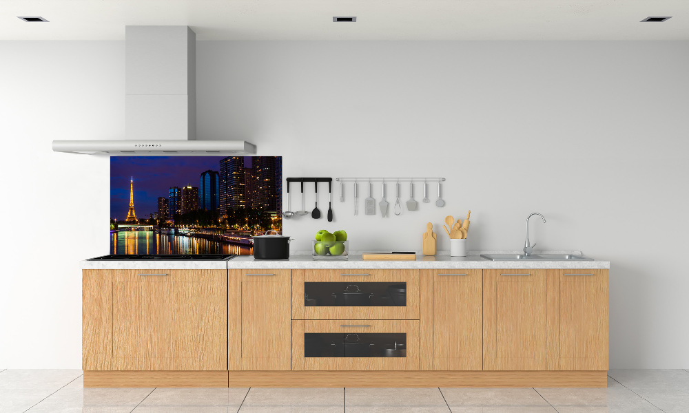 Cooker splashback Paris at night