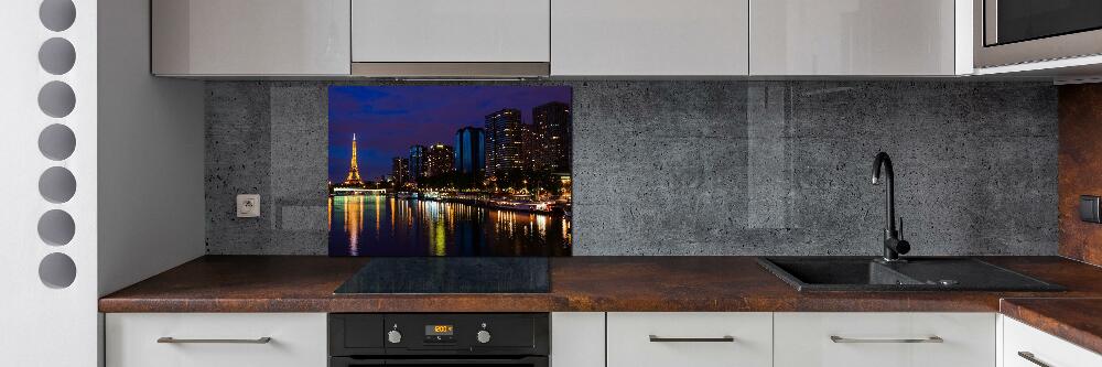 Cooker splashback Paris at night