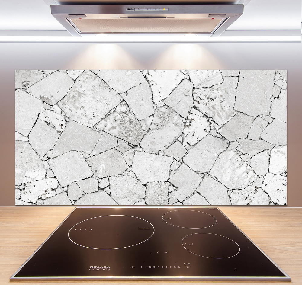 Kitchen splashback Stone wall