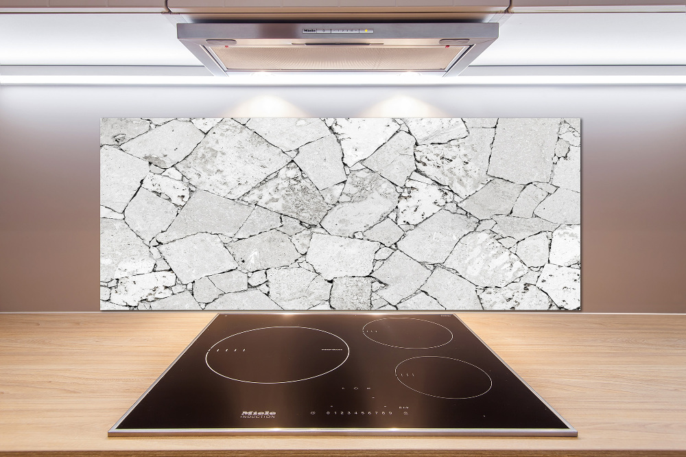 Kitchen splashback Stone wall