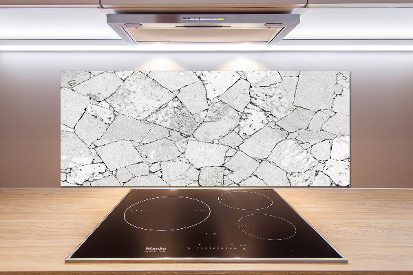 Kitchen splashback Stone wall