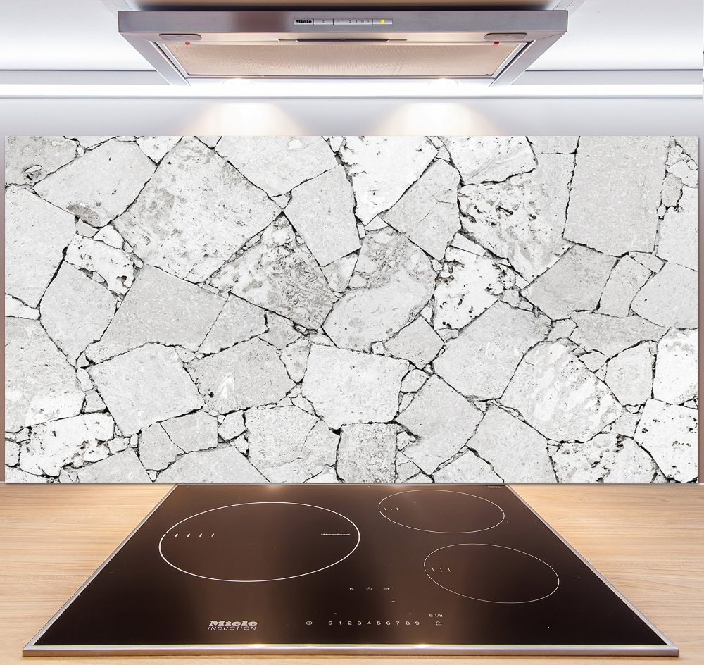 Kitchen splashback Stone wall