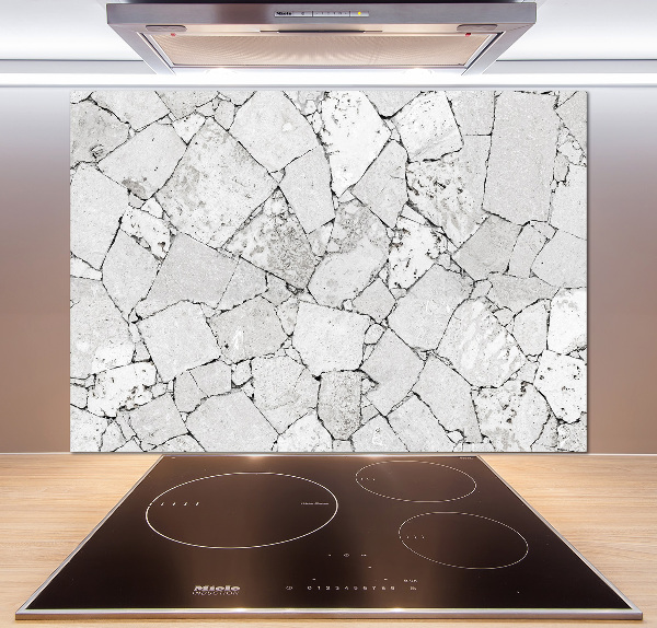 Kitchen splashback Stone wall