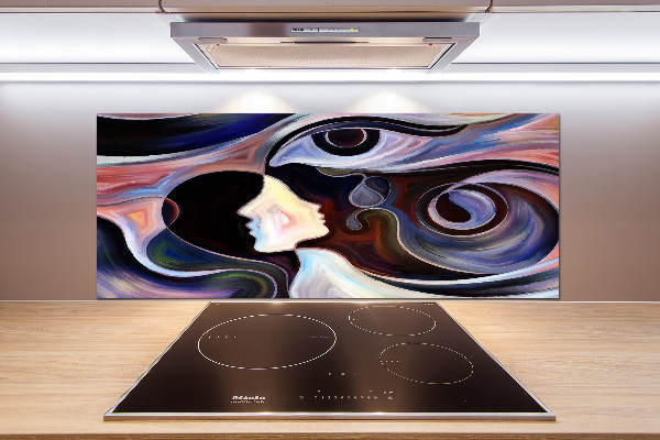 Splashback panel for kitchen Abstraction