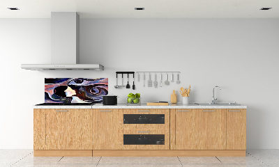 Splashback panel for kitchen Abstraction